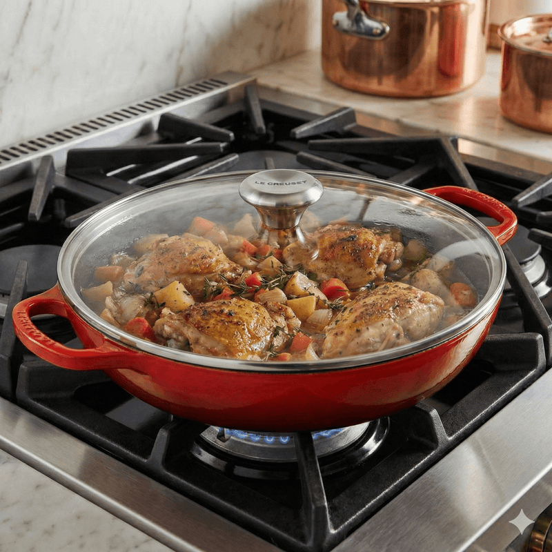 Le Creuset Le Creuset Glass Lid with Stainless Knob