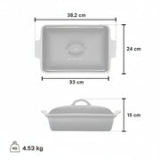 Le Creuset_Le Creuset Heritage (3.8L) Bleu Rivera Rectangular Baking Dish_