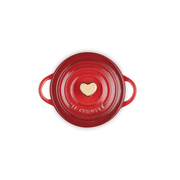 Le Creuset Le Creuset Mini Round Cocotte with Heart Knob
