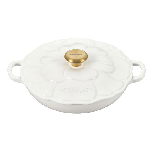 Le Creuset Le Creuset Signature 2.5QT (2.2L) Petal Braiser White