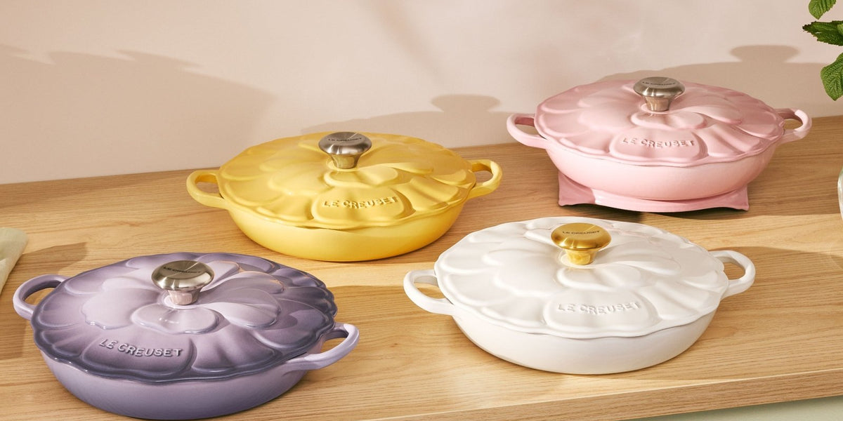 ⚠️【icylittlebear】LE CREUSET Le Creuset Olive Branch Enameled Cast Iron Signature Braiser with