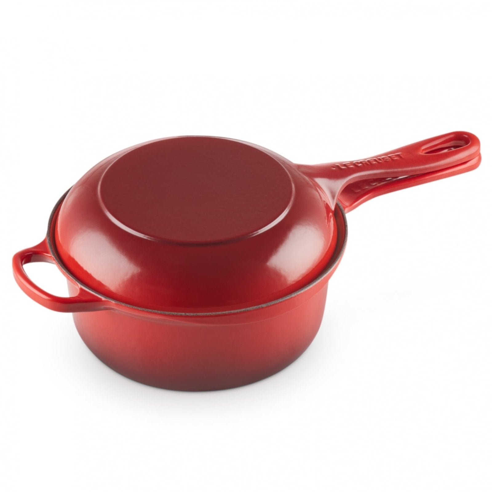Le Creuset Signature Cast Iron 2-in-1 Multifunction Saucepan +