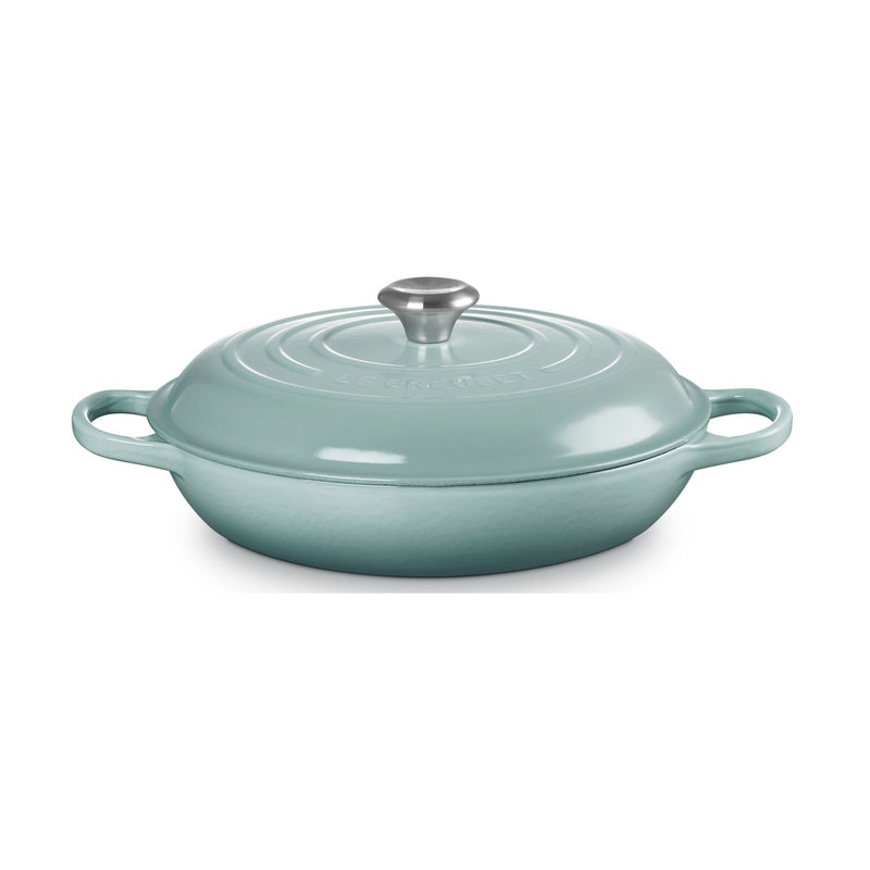 Le Creuset Le Creuset Signature Cast Iron 3.7 QT (3.5L) Braiser Sea Salt