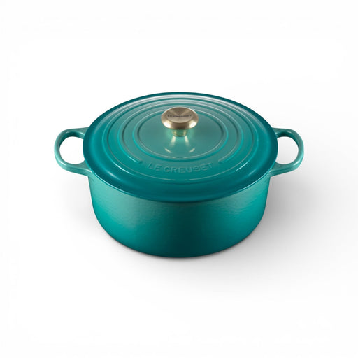 Le Creuset Le Creuset Signature Cast Iron 4.5 QT (4.2L) Round French Oven Bleu Riviera