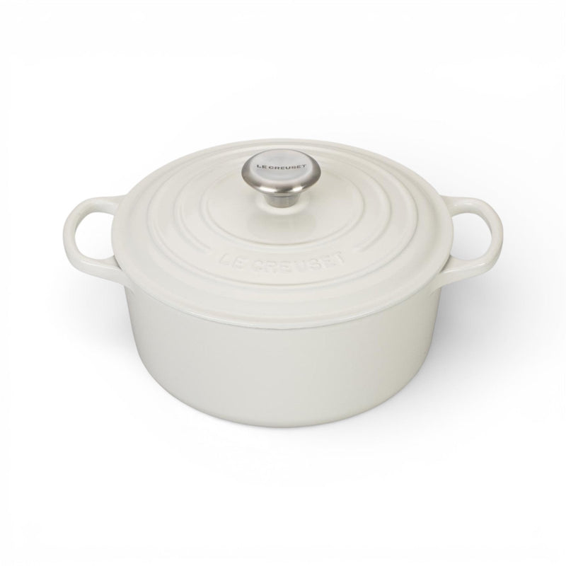 Le Creuset Le Creuset Signature Cast Iron 5.5 QT (5.3L) Round French Oven White
