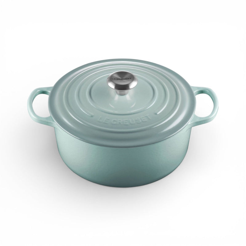 Le Creuset Le Creuset Signature Cast Iron 5.5 QT (5.3L) Round French Oven Sea Salt