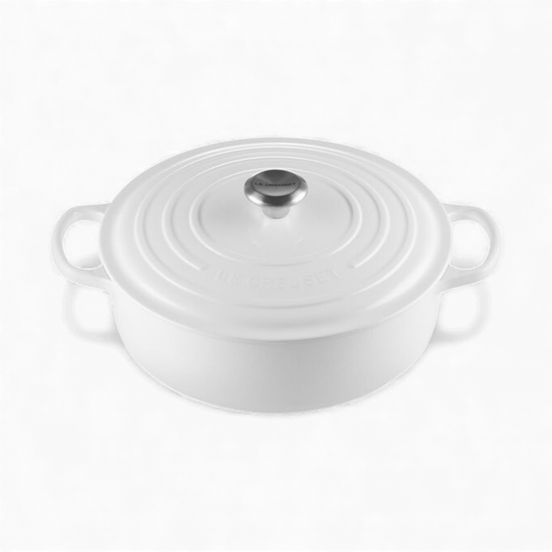 Le Creuset_Le Creuset Signature Cast Iron 6.5 QT (6.2L) Shallow Round French Oven_21179030010041