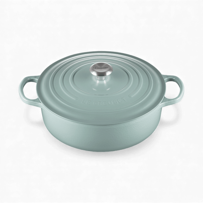 Le Creuset_Le Creuset Signature Cast Iron 6.5 QT (6.2L) Shallow Round French Oven_21179030717041