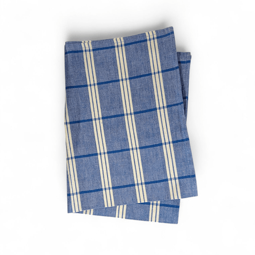 Lemontree Lemon Tree Blue Stripe Tea Towel - Set of 2