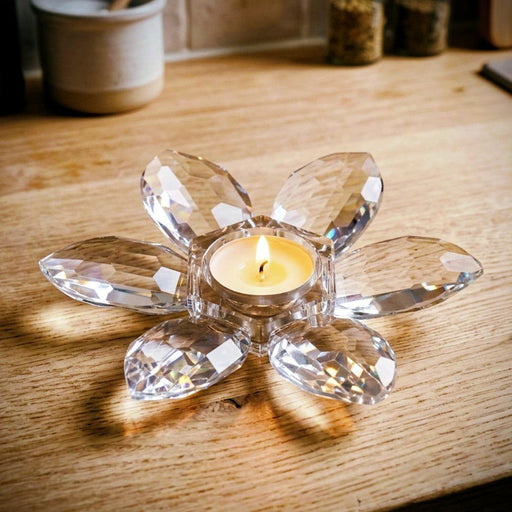 Lemontree Lemon Tree Daisy Crystal Tealight Holder