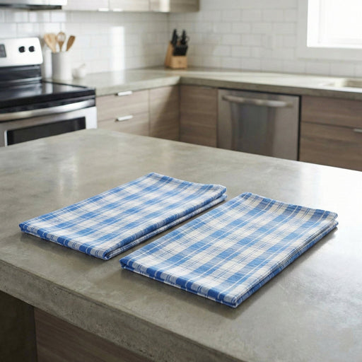 Lemontree Lemon Tree Indigo Tea Towel - Set of 2