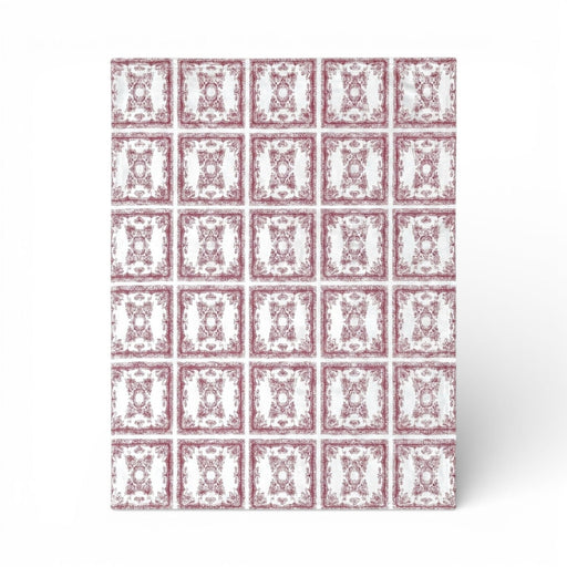 Lemontree Lemon Tree Stone Washed Cotton Reversible Throw Blanket - Red