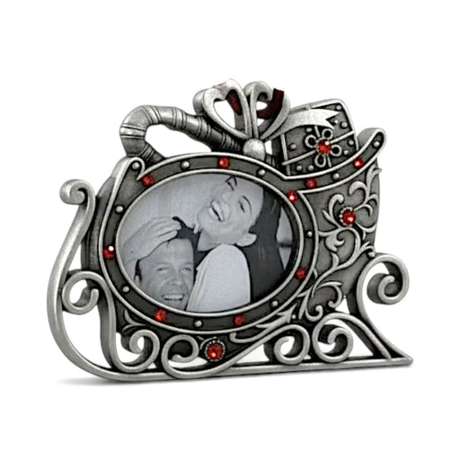 Lemontree_Lemontree Pewter Photo Frame Sleigh Ornament_