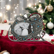 Lemontree Lemontree Pewter Photo Frame Sleigh Ornament