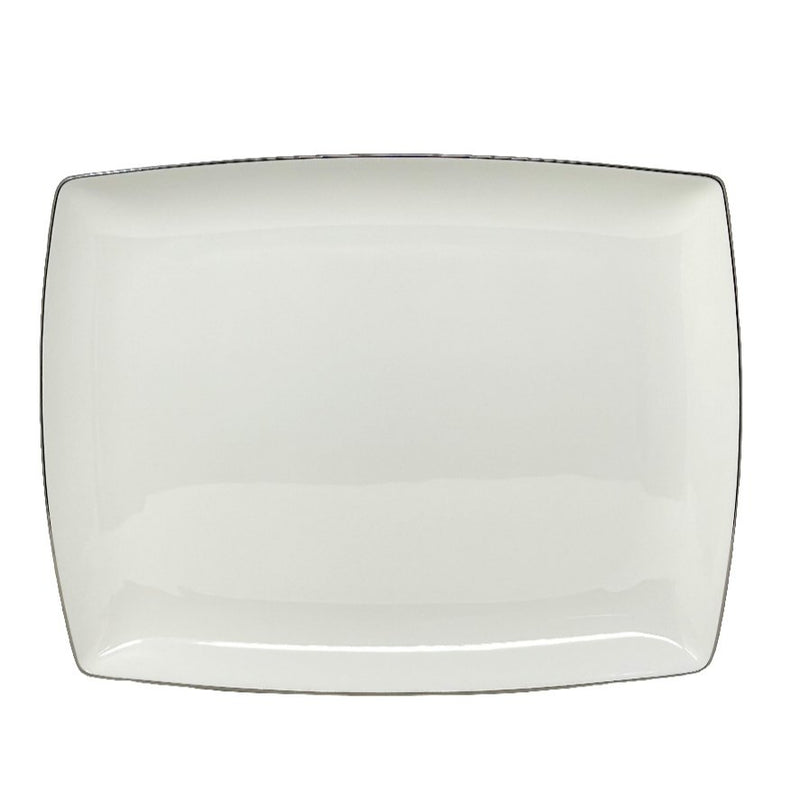 Mikasa MIKASA COUTURE PLATINUM RECTANGLE PLATTER   