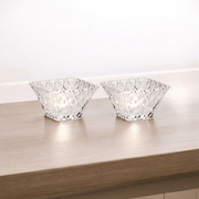 Mikasa Mikasa Diamond Sparkle Votive Tealight Holder - Set of 2