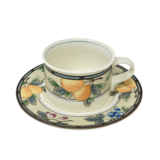 Mikasa Mikasa Intaglio Garden Harvest Cup & Saucer