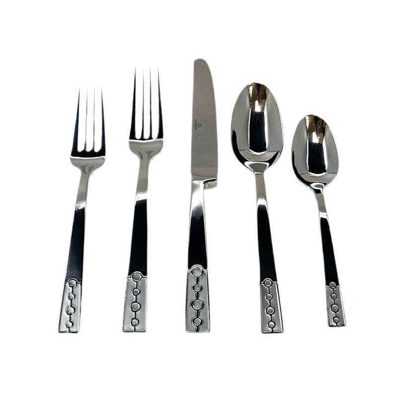 Mikasa Mikasa Soho Platinum Flatware - 5 Piece Place Setting