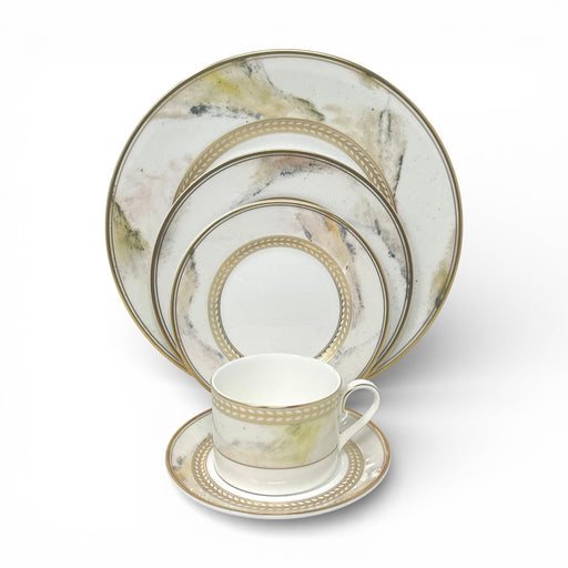 Minton Minton Alabaster & Gold - 5 Piece Place Setting