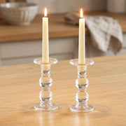 Moda Moda Glass Candle Holders - Set of 2