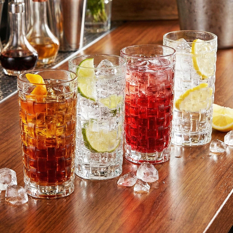Nachtmann Nachtmann Crystal Bossa Nova Long Drink Glass - Set of 4