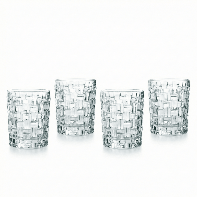 Nachtmann Nachtmann Crystal Bossa Nova Whiksy Tumbler Glass - Set of 4