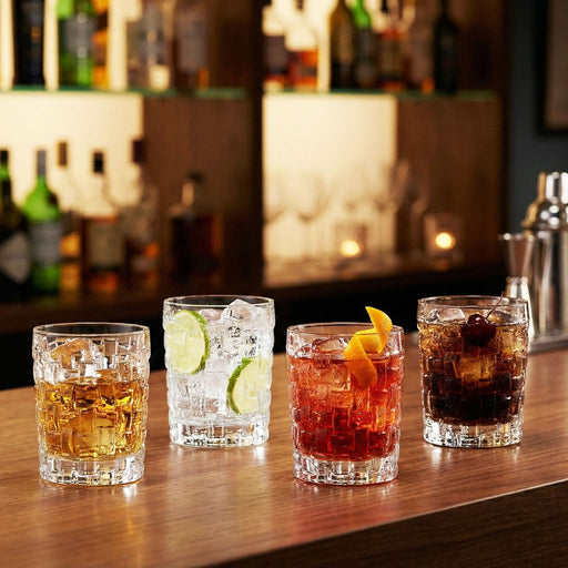 Nachtmann Nachtmann Crystal Bossa Nova Whiksy Tumbler Glass - Set of 4