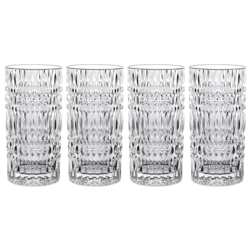 Nachtmann Nachtmann Crystal Ethno Long Drink - Set of 4