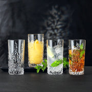 Nachtmann Nachtmann Crystal Sculpture Longdrink Glass - Set of 4