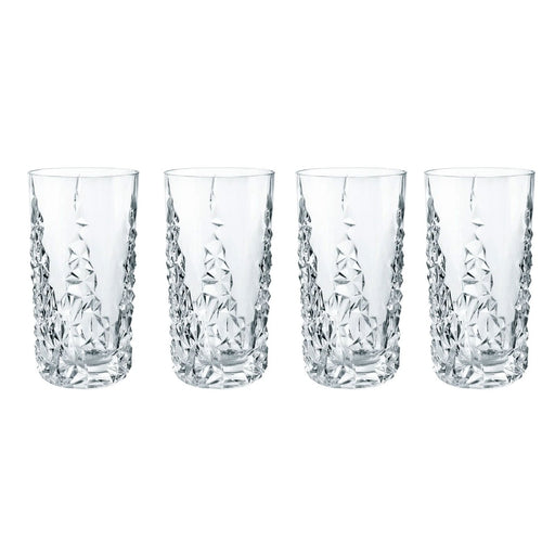 Nachtmann Nachtmann Crystal Sculpture Longdrink Glass - Set of 4