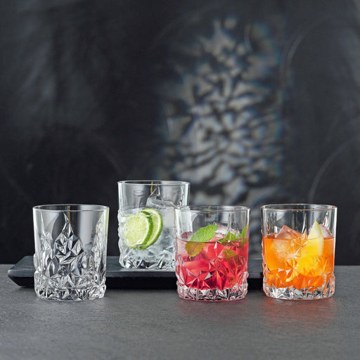 Nachtmann Nachtmann Crystal Sculpture Whisky Tumbler Glass - Set of 4