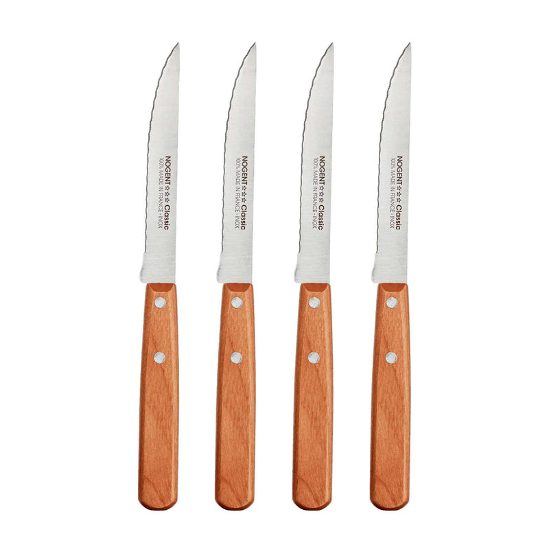 Nogent Nogent Cherrywood Classic Steak Knives - Set of 4   