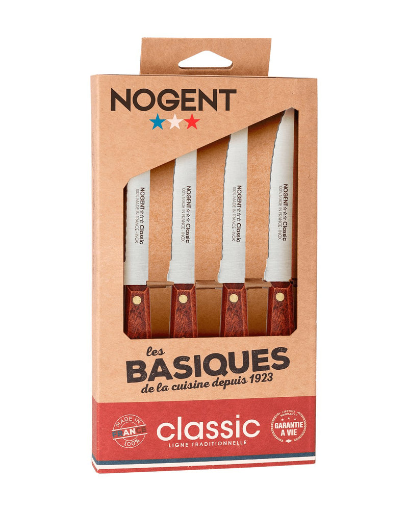 Nogent Nogent Hornbeam Classic Steak Knives - Set of 4   