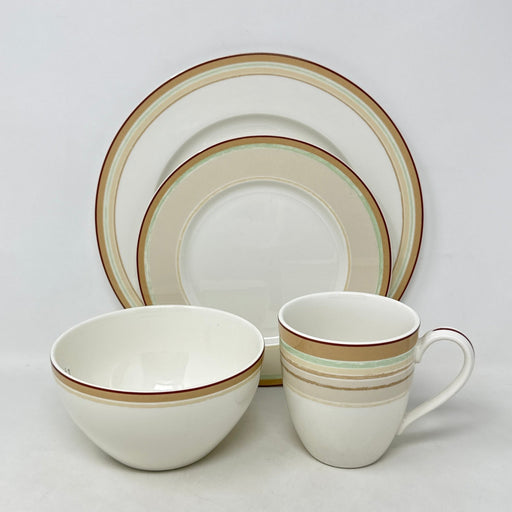 Noritake Noritake Ambience Mocha Java Swirl - 4 Piece Place Setting