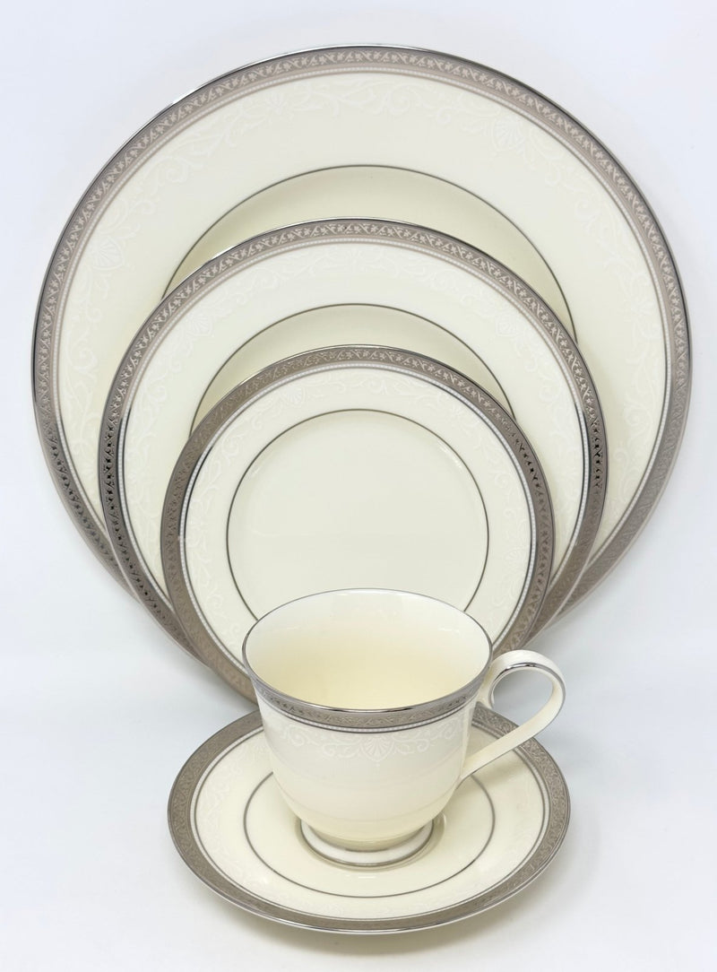 Noritake NORITAKE ARDMORE PLATINUM - 5 PIECE PLACE SETTING   