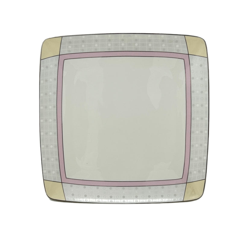 Noritake Noritake Aria Platinum Square Accent Dinner Plate   