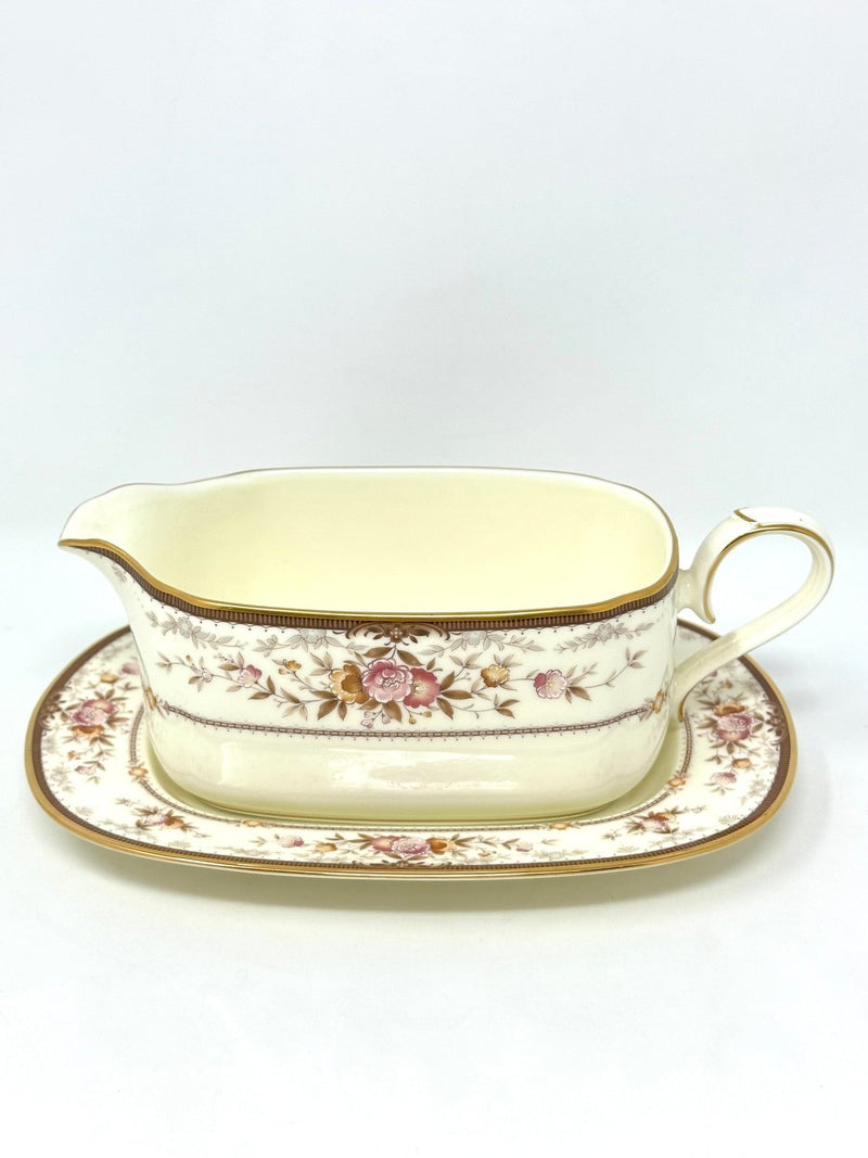 Noritake NORITAKE BRENTLY GRAVY BOAT W/ STAND SET   