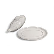 Noritake Noritake Centennial White Duck Covered Butter Dish