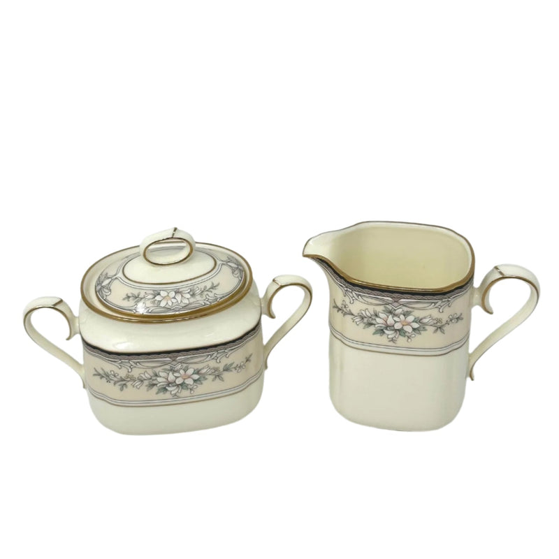 Noritake NORITAKE CHURCHILL CREAMER AND SUGAR SET   