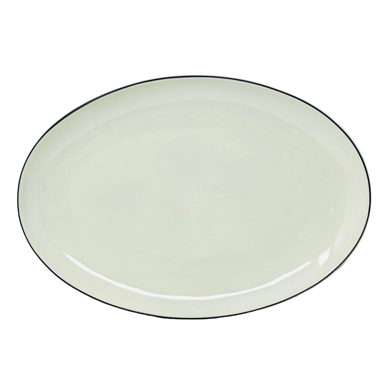 Noritake NORITAKE COLORWAVE GRAPHITE OVAL PLATTER   