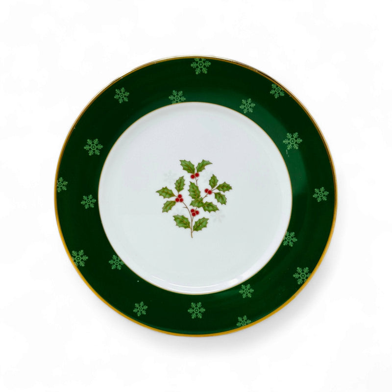 Noritake Noritake Holly & Berry Gold Salad Accent Plate