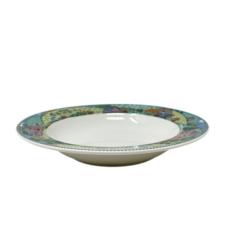Noritake Noritake Impromptu Country Fences Rim Soup