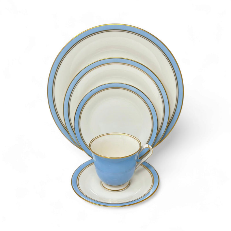 Noritake Noritake Ivory and Azure - 5 Piece Place Setting   