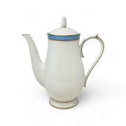Noritake Noritake Ivory and Azure Covered Coffee Pot   