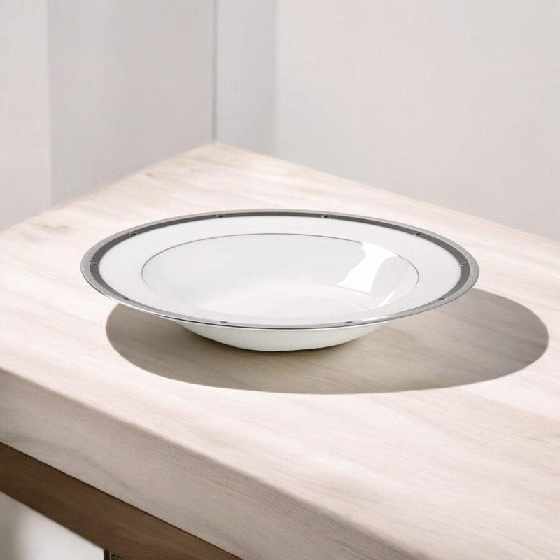 Noritake Noritake Patrina Platinum Rim Soup   