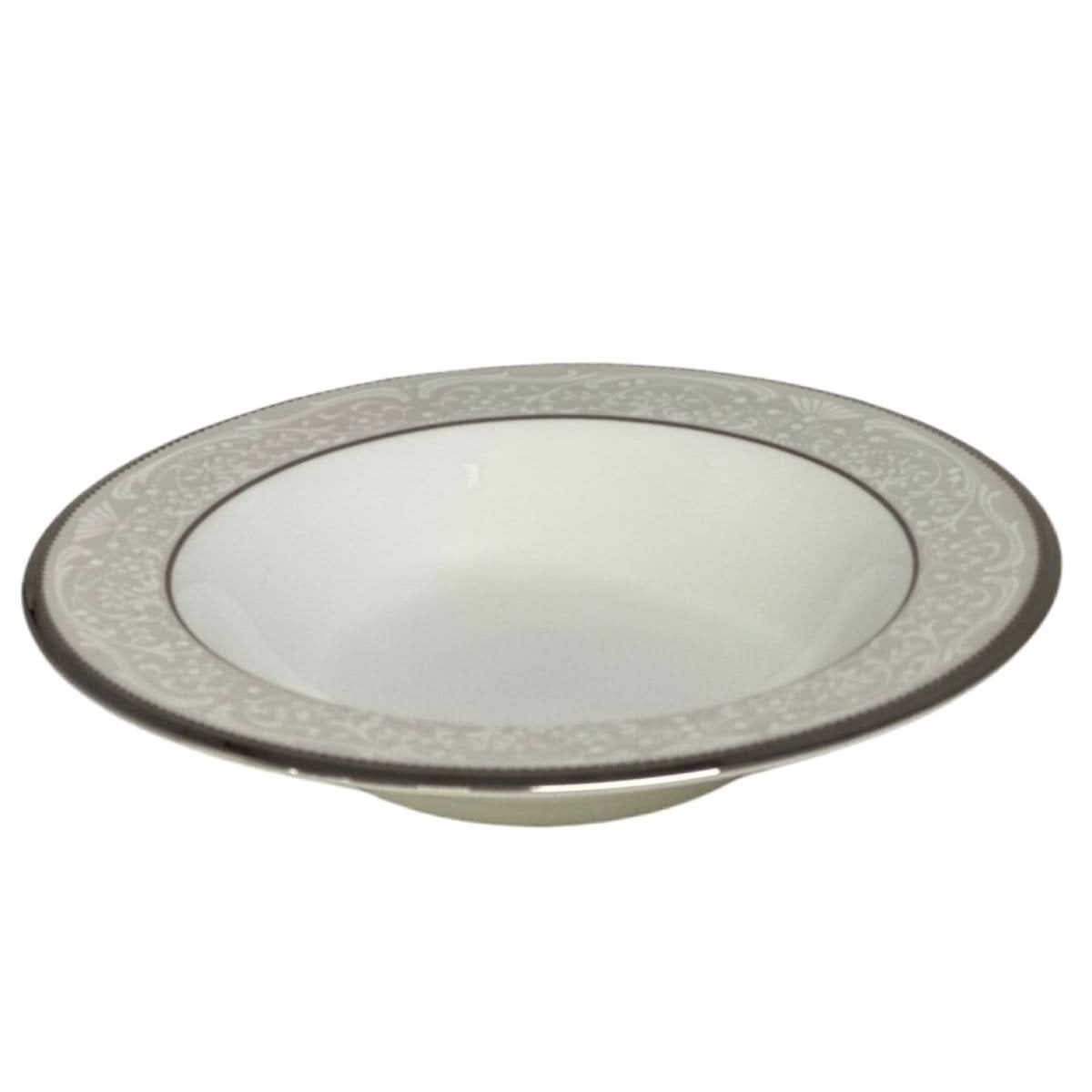 Noritake Silver Palace Rim Soup Plate - Kitchen Smart