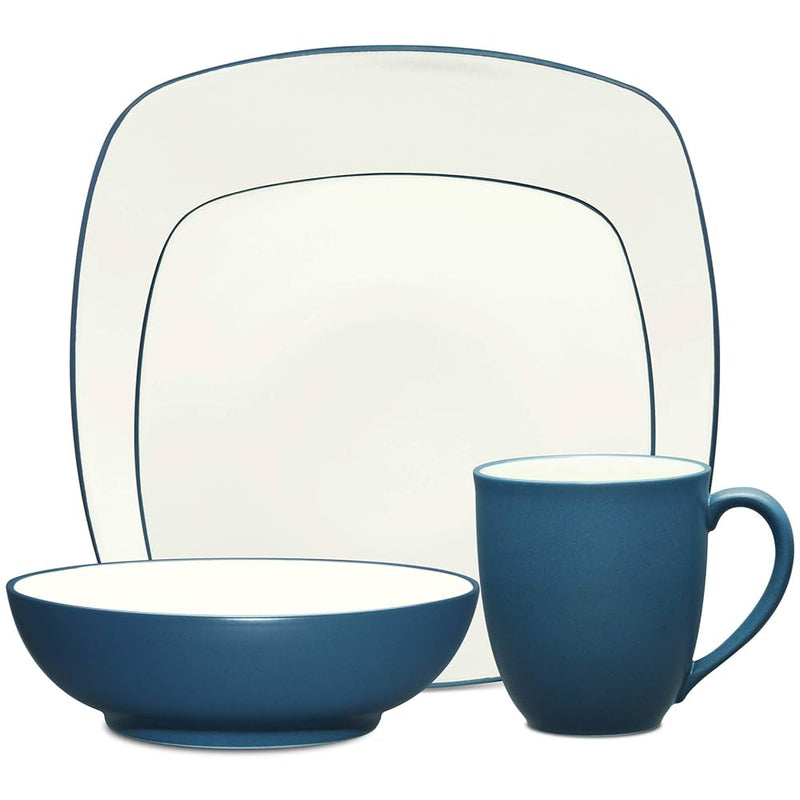 Noritake Noritake Square Colorwave Blue - 4 Piece Place Setting