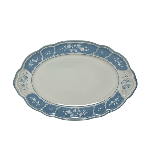 Noritake Noritake Victory Blue Oval Platter