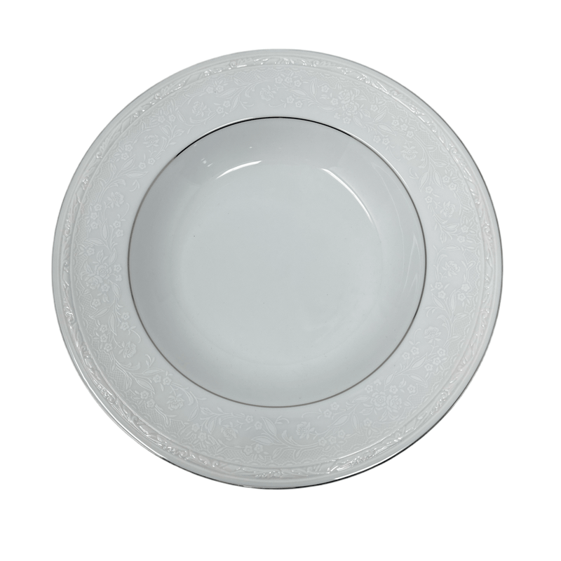 Noritake Noritake Whitecliff Platinum Rim Soup