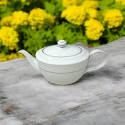 Noritake Noritake Whitecliff Platinum Tea Pot   